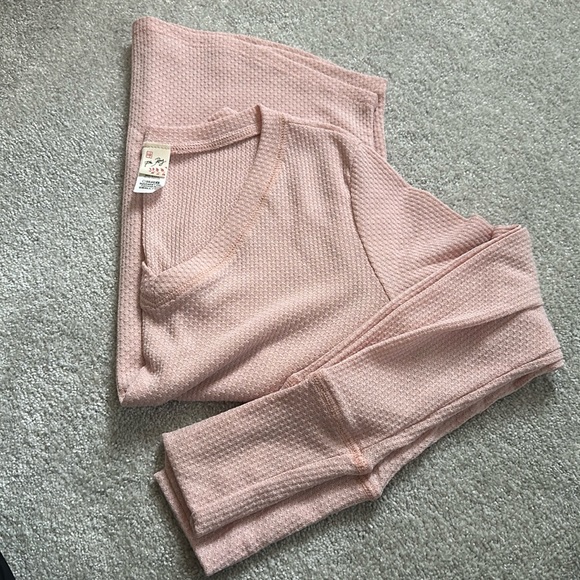 Waffle maternity top - Picture 2 of 3